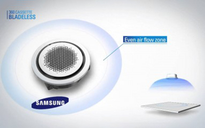 Evaporadora Samsung Cassette 360 Evaporadora Samsung Cassette 360